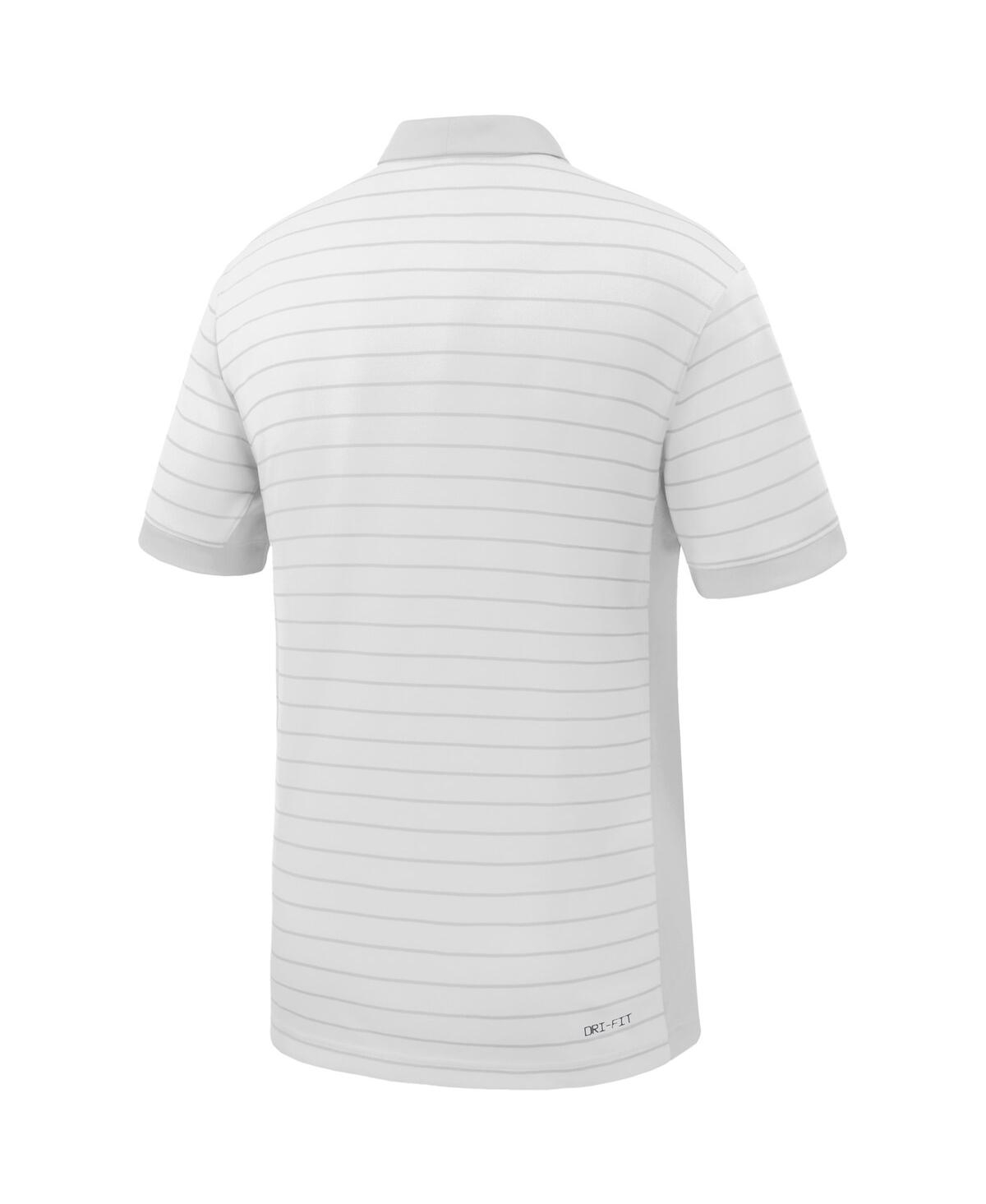 Nike Men's White Team Usa Team Victory Stripe Polo Shirt In White