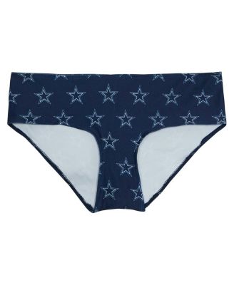 Women's Navy Dallas Cowboys Record Allover Print Knit Panty
