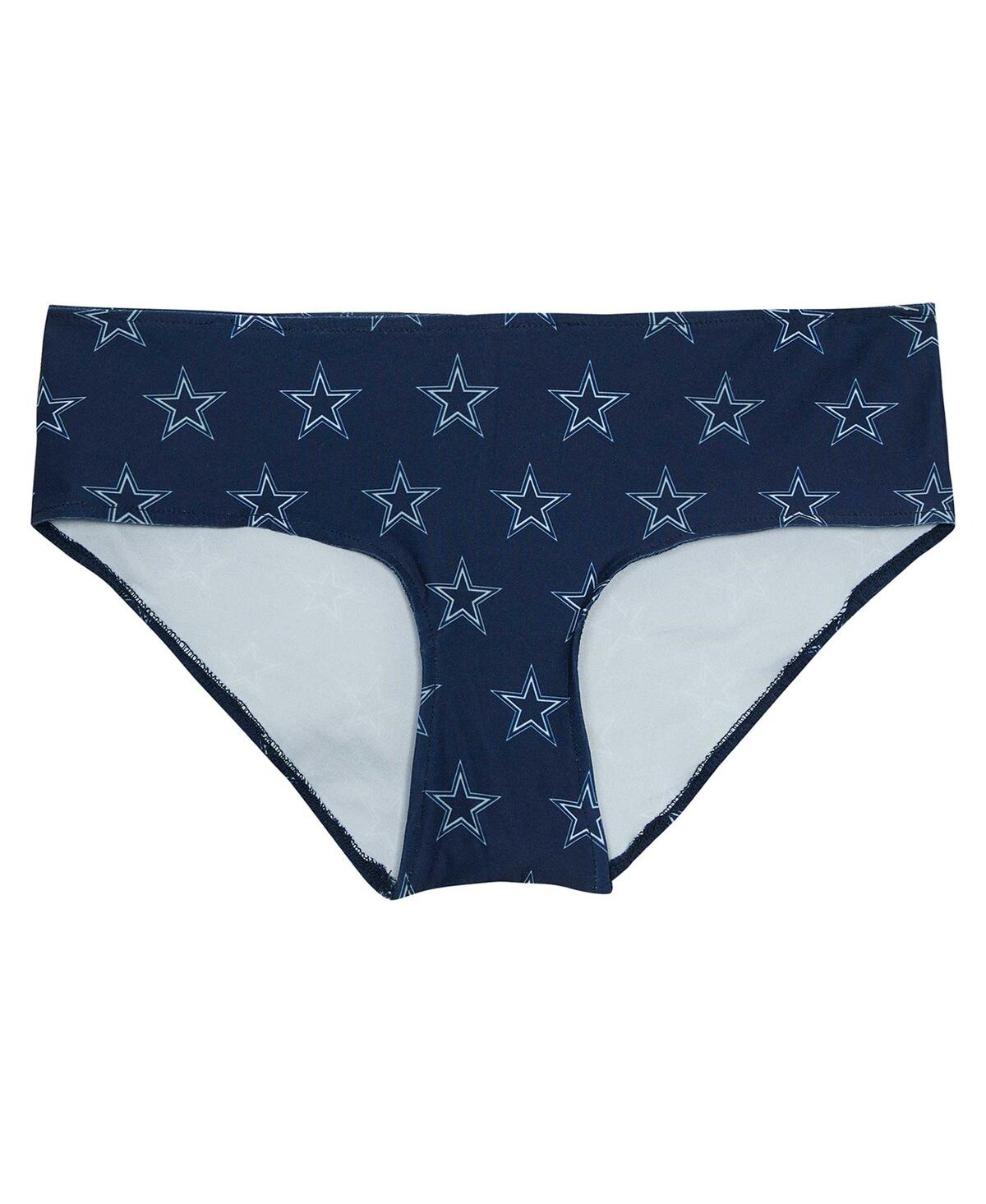 Concepts Sport Women's Navy Dallas Cowboys Record Allover Print Knit Panty In Blue