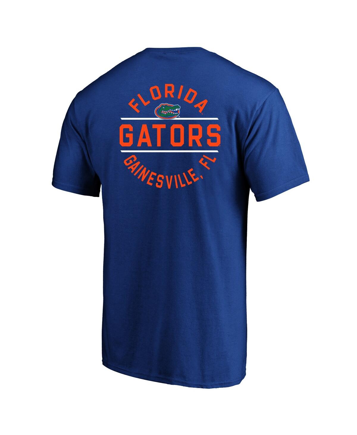 Fanatics Men's Royal Florida Gators Big Tall Fast Break 2 Hit T-shirt In Blue