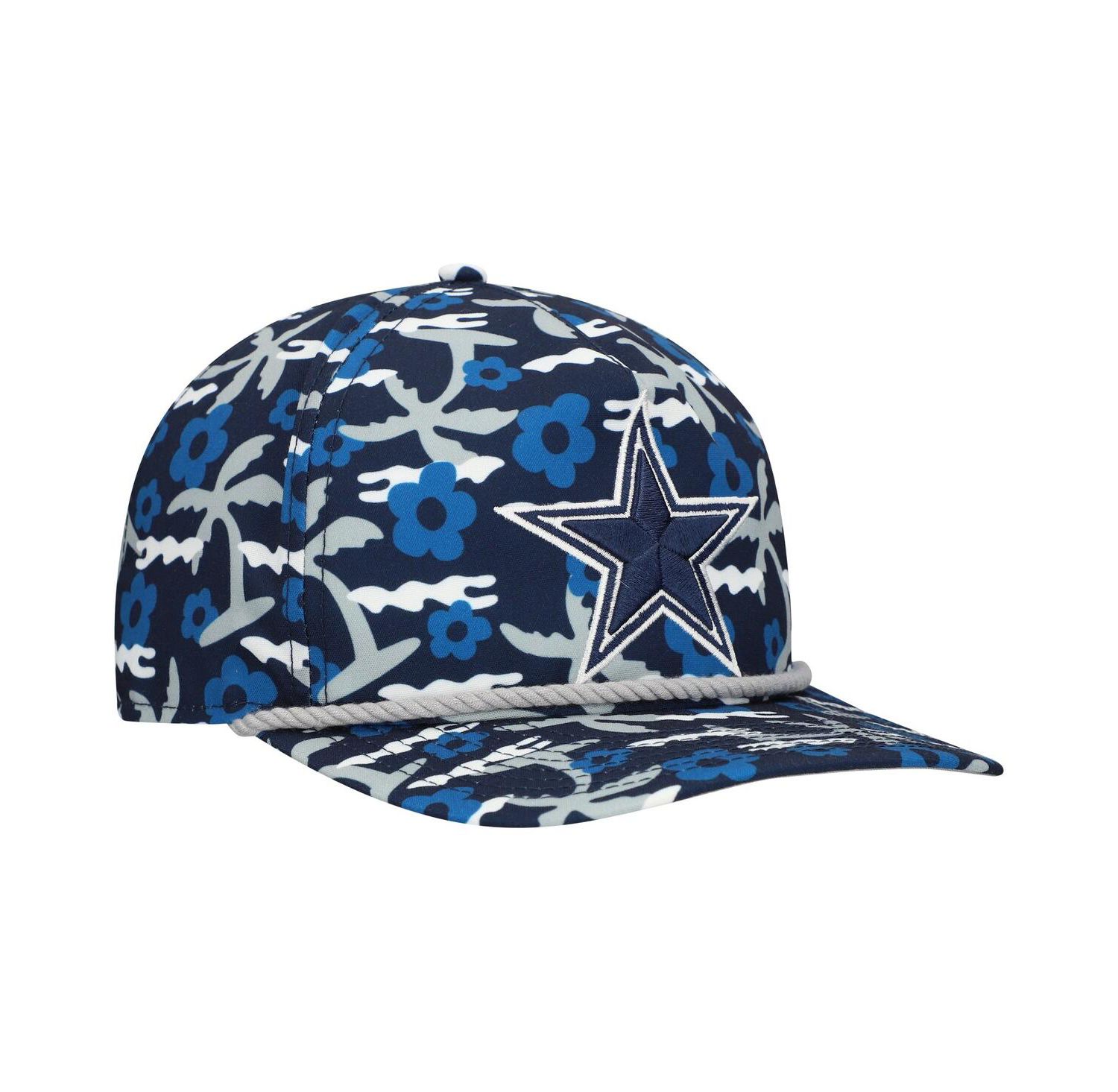 Men's Navy Dallas Cowboys Wakey Wakey Golfer Snapback Hat