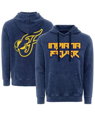 Sportiqe - Men's and Women's Navy Indiana Fever Rock Roll Collection Jimi Mineral Wash Pullover Hoodie