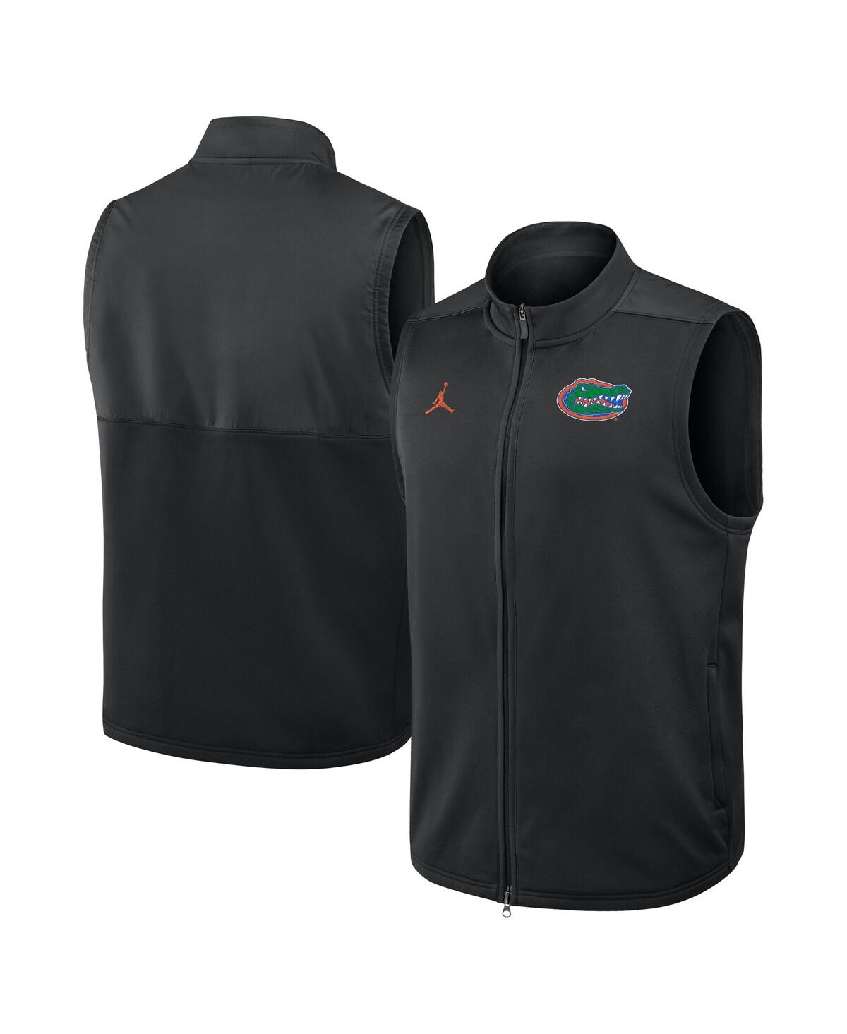 Men's Black Florida Gators Primetime Victory Performance Full-Zip Vest - Black