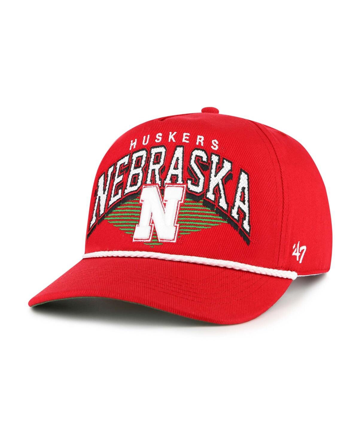 Men's Scarlet Nebraska Huskers Pomona Rope Hitch Adjustable Hat - Scarlet