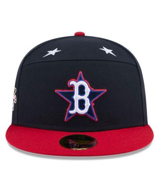 Men's Navy/Red Boston Red Sox 2025 MLB All-Star Game Workout Side Patch 59FIFTY Fitted Hat
