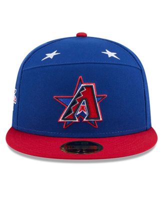Men's Blue/Red Arizona Diamondbacks 2025 MLB All-Star Game Workout Side Patch 59FIFTY Fitted Hat