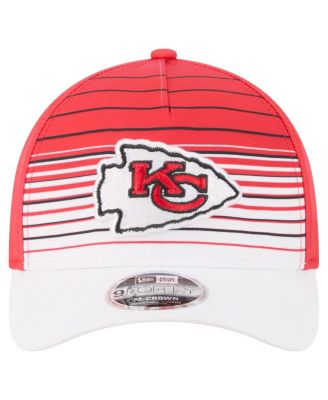 Men's White/Red Kansas City Chiefs Adventure Gradient 9FORTY M-Crown A-Frame Adjustable Hat