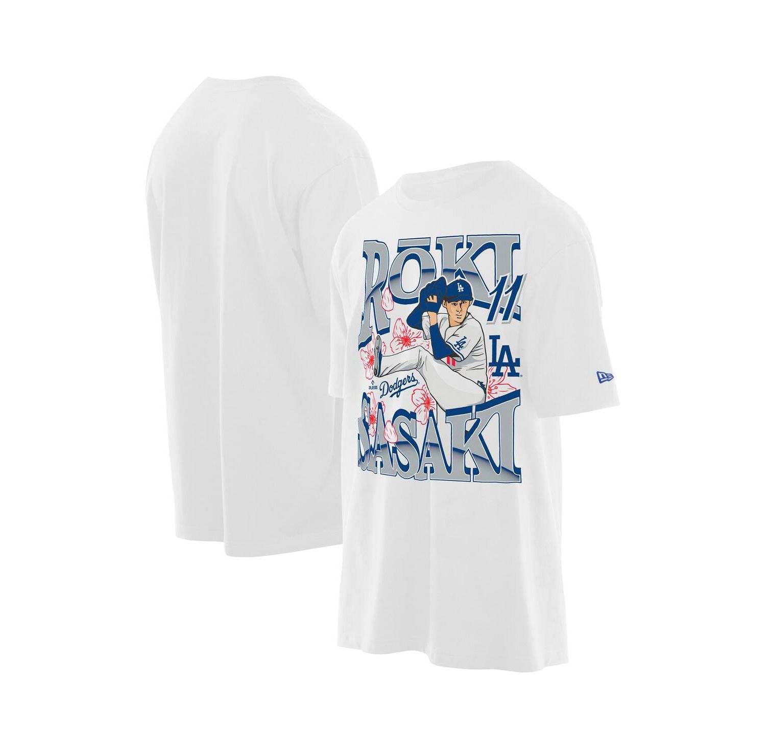 Men's Roki Sasaki White Los Angeles Dodgers Player T-Shirt