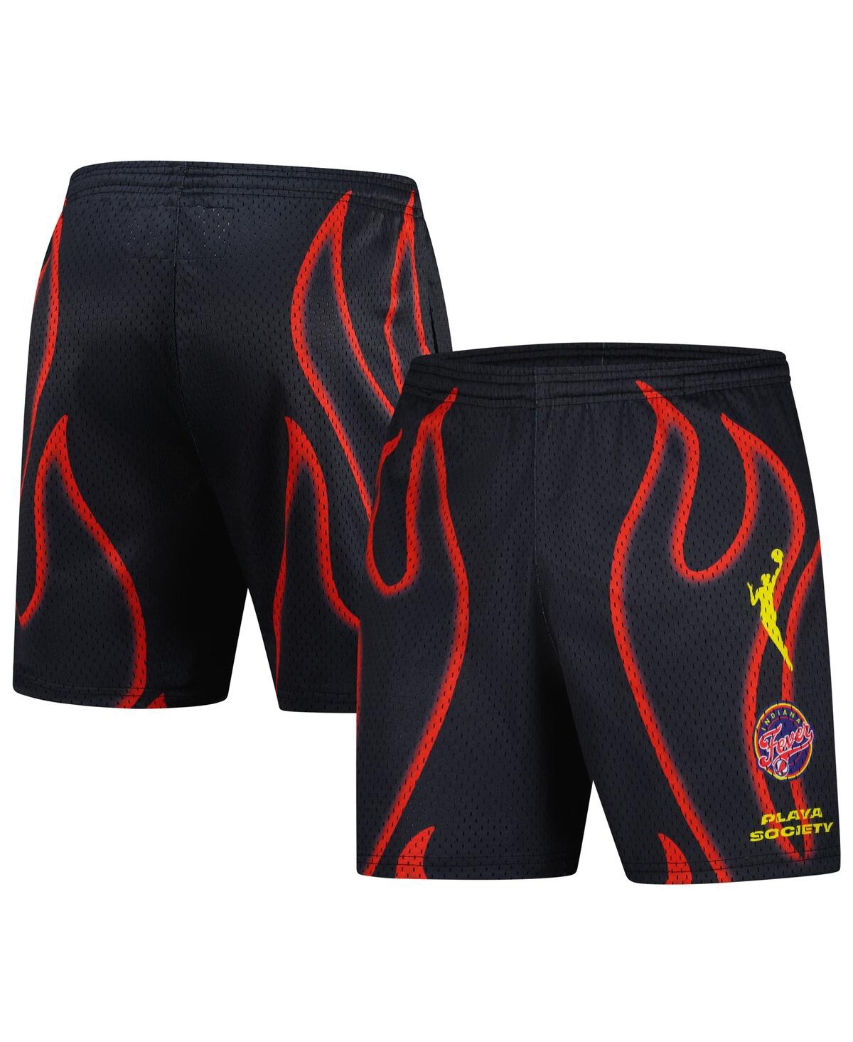 Men's and Women's Black Indiana Fever Athletic Shorts - Black