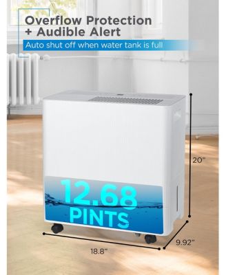 BLACK+DECKER 50-Pint Portable Dehumidifier with Built-in Pump