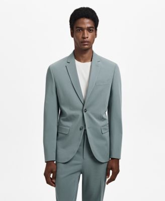MANGO - Men's Stretch Fabric Super Slim-Fit Suit Jacket