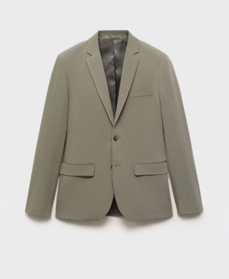 Men's Stretch-Fabric Super Slim-Fit Suit Jacket