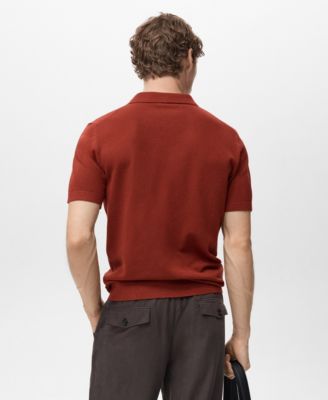 Men's Fine-Knit Cotton Polo Shirt
