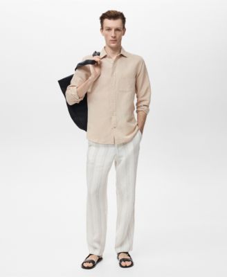 Men's Pocket Linen Shirt