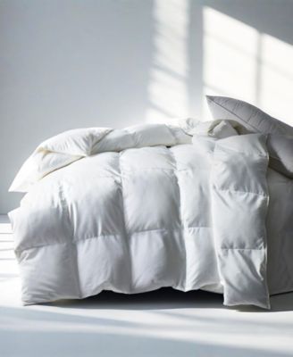 CLOSEOUT! Medium Weight Goose Down Feather Fiber Comforter, Full/Queen