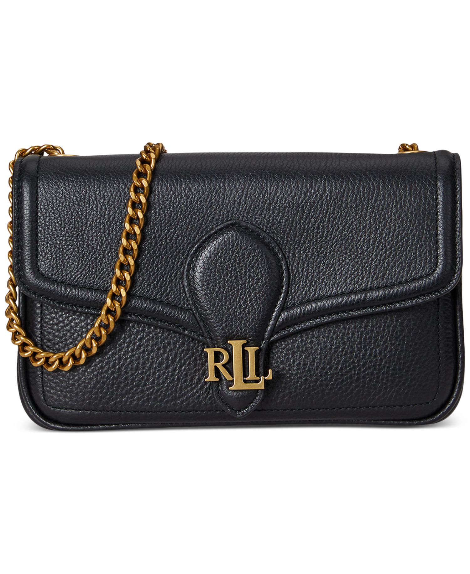 Bradley Small Pebbled Leather Crossbody Wallet
