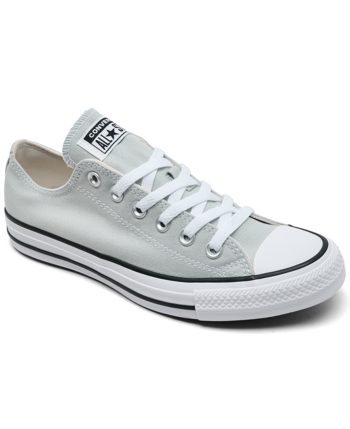 Converse Women's Chuck Taylor All Star Ox Casual Sneakers From Finish Line In Gray