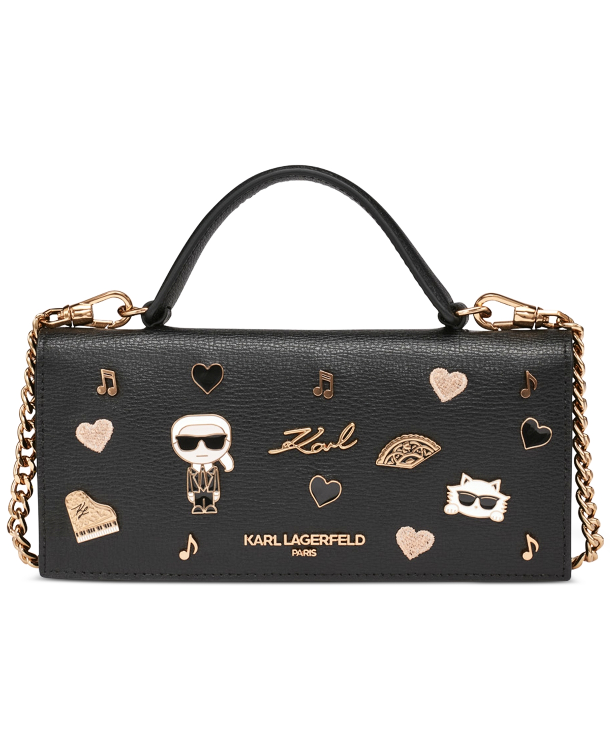 Karl Lagerfeld Jacqueline Small Crossbody Wallet In Multi