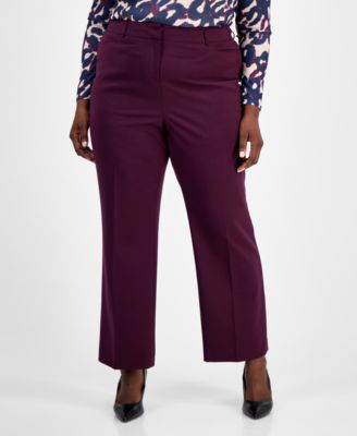 Plus Size Flare-Leg Pants