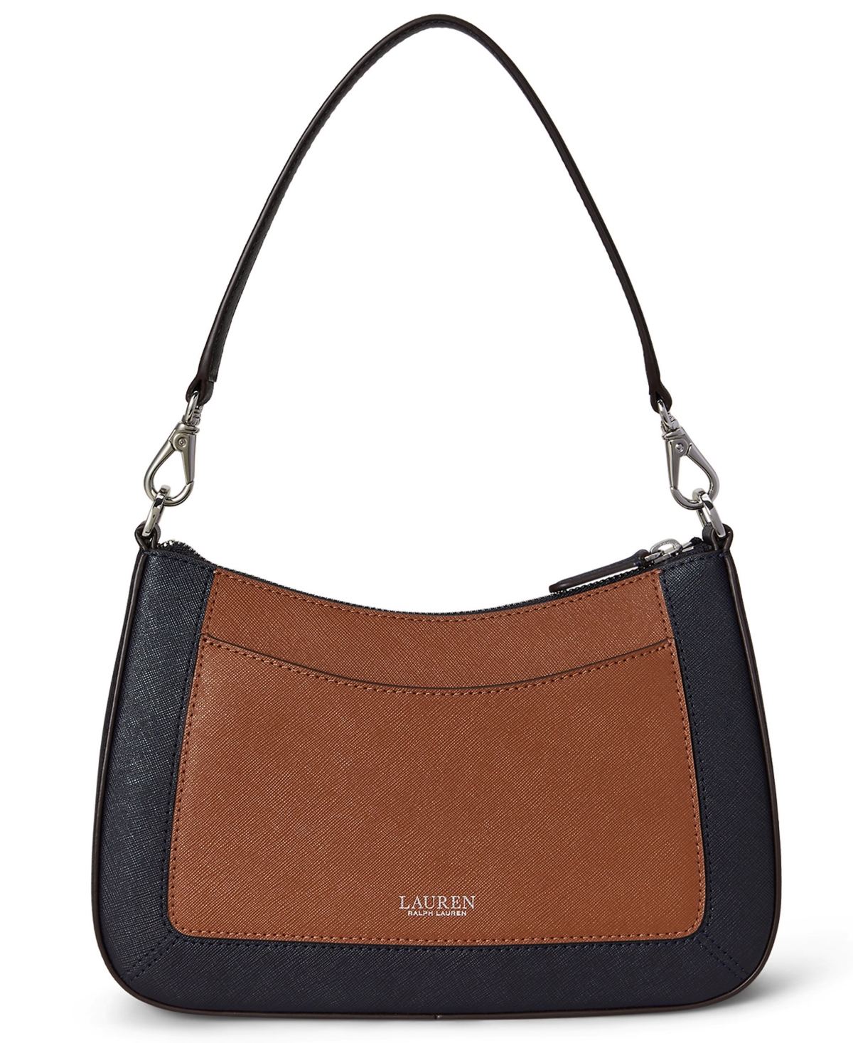 Ralph Lauren Two-tone Leather Small Danni Bag