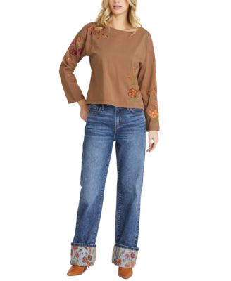 Driftwood - Women's Charlee X Oshibana Cuffed Jeans
