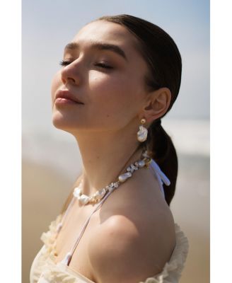 Skyler Freshwater Baroque Pearl Drop Earrings