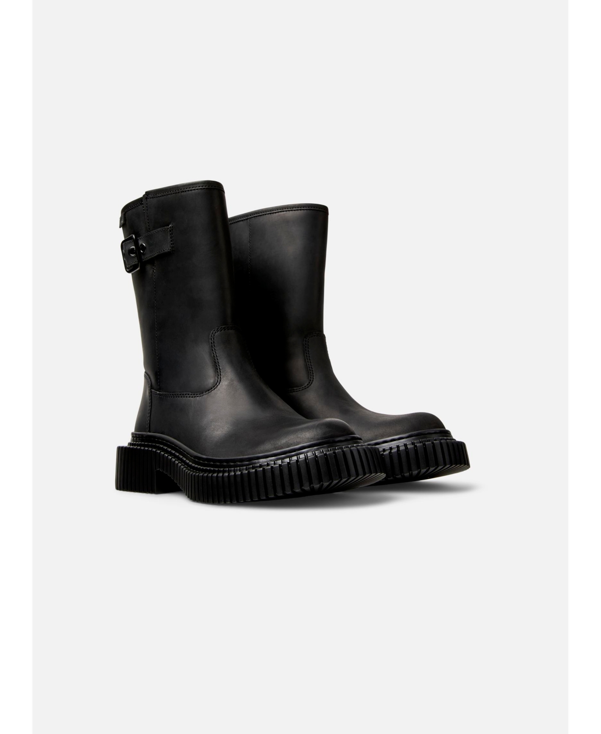 Pix Berlin Nubuck Leather Medium Boot - Black