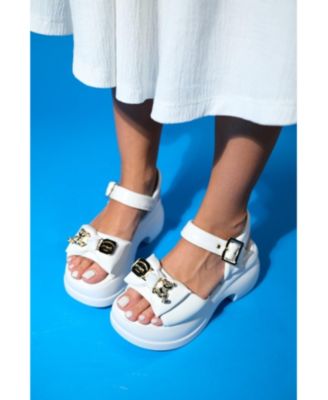 Merida Buckle Platform Sandal (Women)