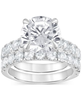 Certified Lab Grown Diamond Bridal Set (6 ct. t.w.) in 14k White, Yellow or Rose Gold