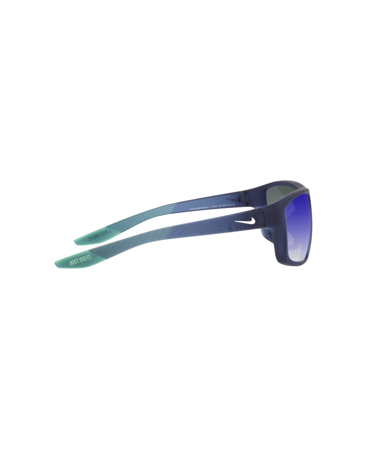 Nike Men's Brazen Fury Rectangle Sunglasses, M F Nk000726 In Blue