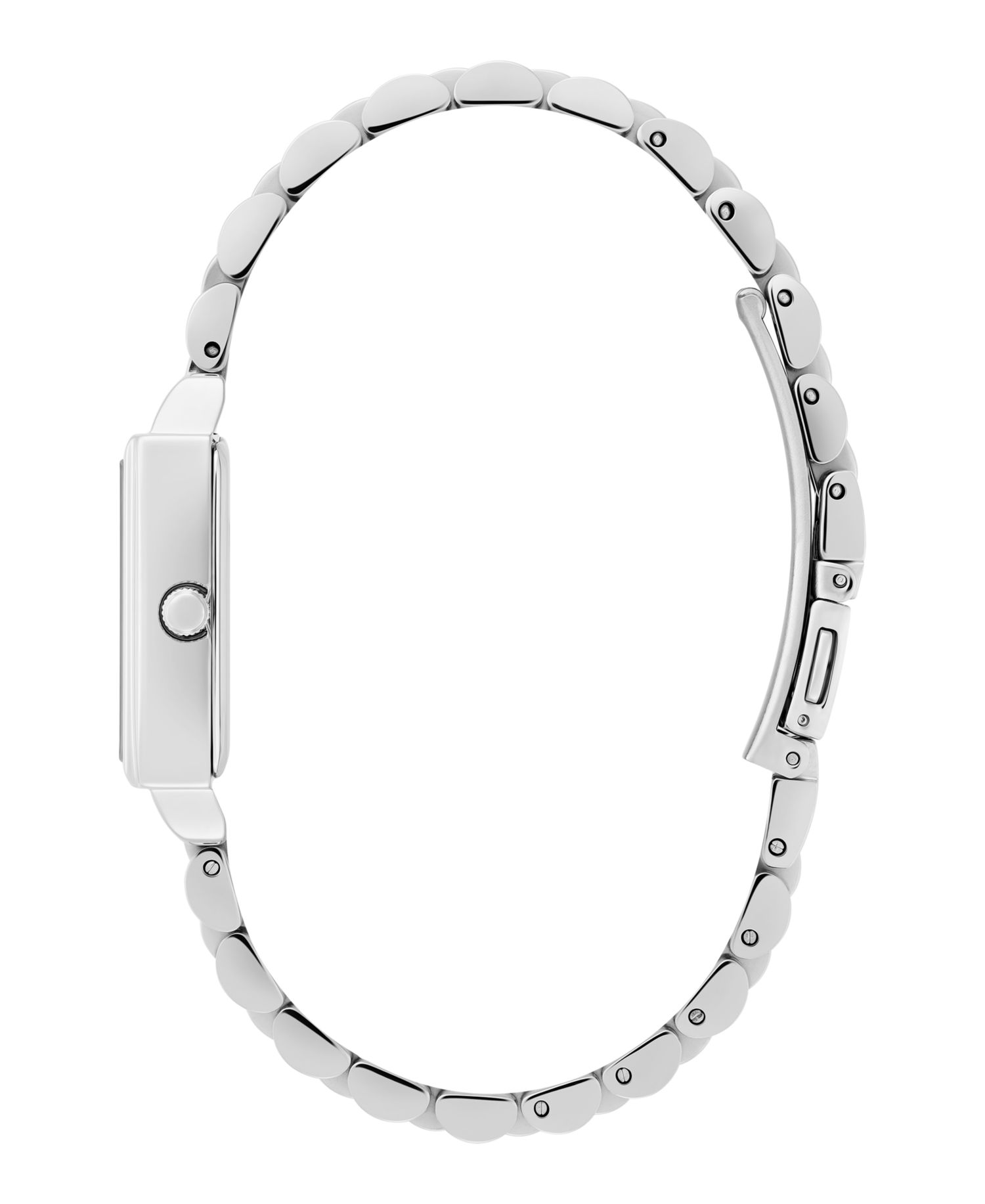 Women's Quartz Silver-Tone Stainless Steel Bracelet Watch 25.5mm x 20.5mm