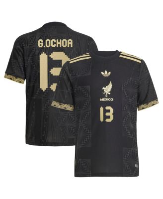 adidas - Big Boys and Girls Guillermo Ochoa Black Mexico National Team 2025 Third Authentic Player Jersey