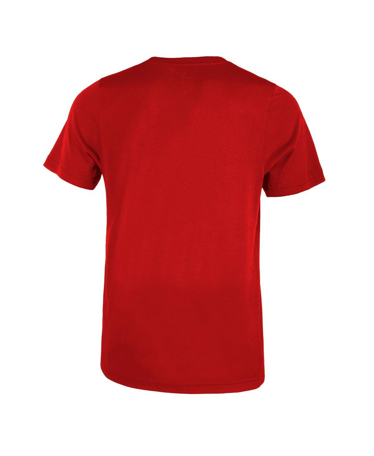 Nike Big Boys And Girls Scarlet Ohio State Buckeyes Legend Performance T-shirt In Red