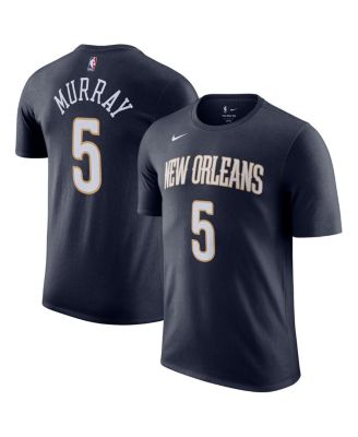 Nike - Men's and Women's Dejounte Murray Navy New Orleans Pelicans Name Number T-Shirt