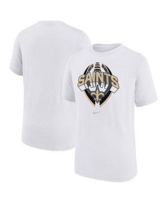 Nike - Big Boys and Girls White New Orleans Saints Icon Legend T-Shirt