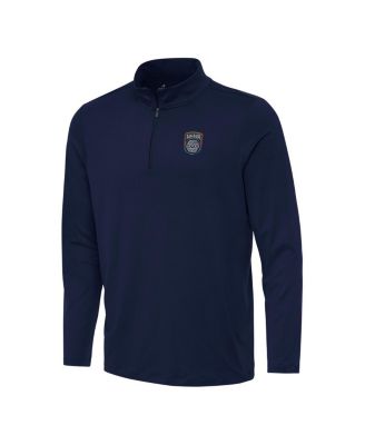 Antigua - Men's Navy San Diego FC Reprocess Quarter-Zip Jacket