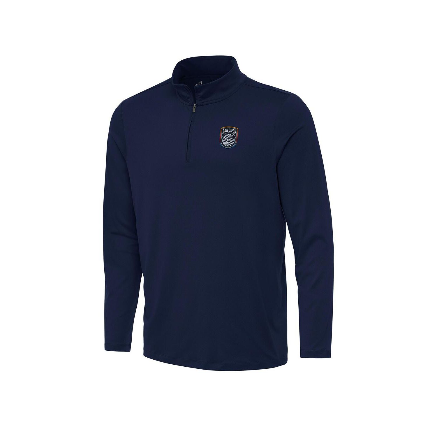 Men's Navy San Diego FC Reprocess Quarter-Zip Jacket