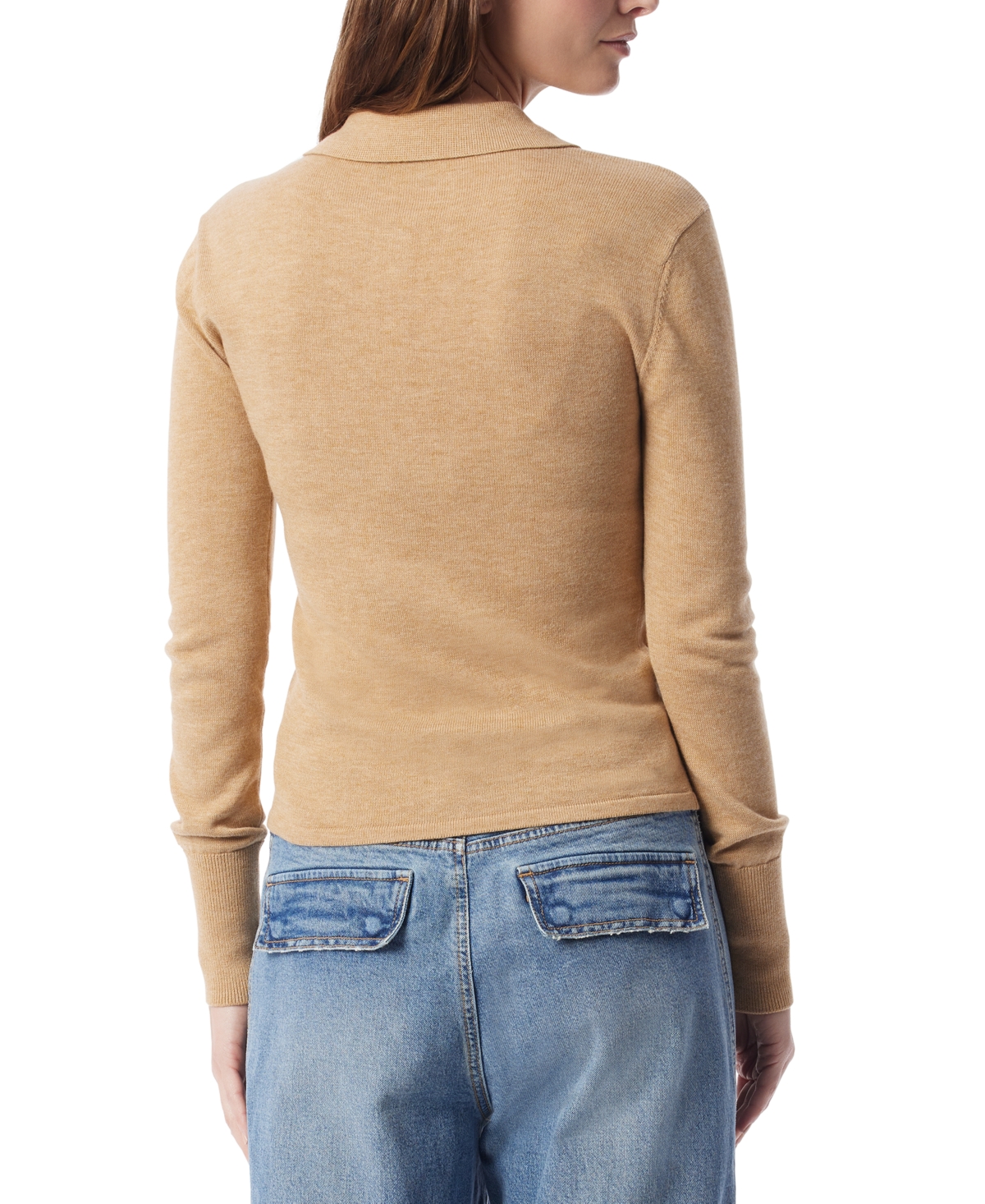 Dee Ocleppo Women's Sinead Long-sleeve Polo Sweater In Neutral