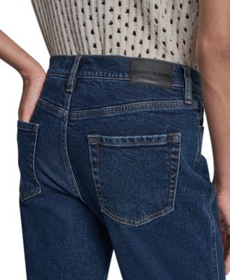 Petite Mid-Rise Barrel-Leg Jeans