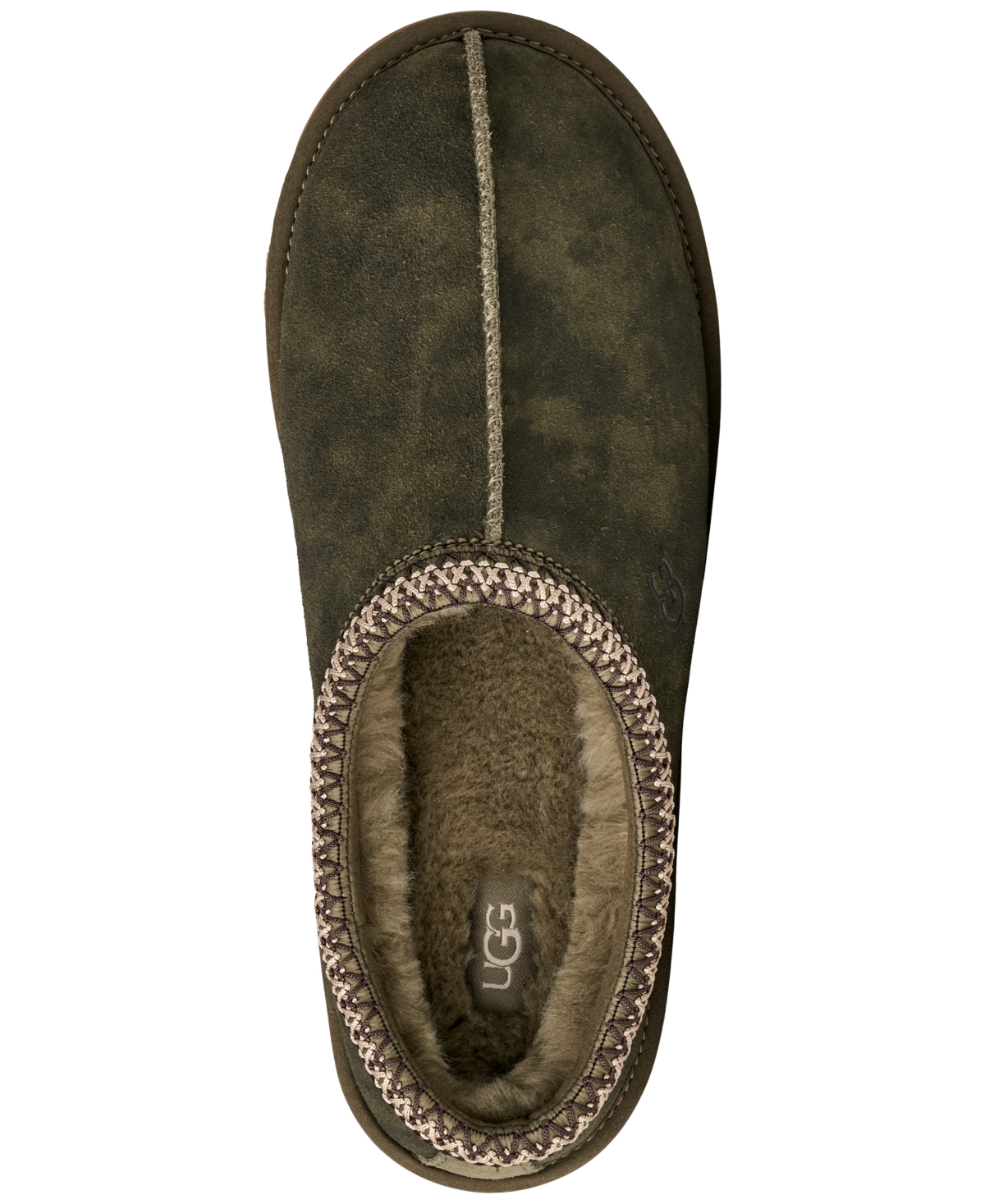 Ugg Tasman Baxter Slippers Burnt Olive In Brown