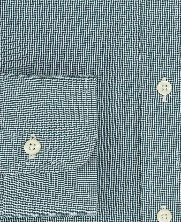 Men's Regular-Fit Spread Collar Micro-Houndstooth Dress Shirt - thumbnail 9