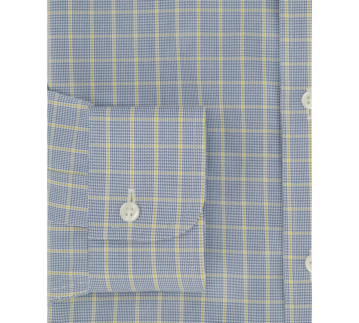 Brooks Brothers Men's Regular-Fit Navy Check Dress Shirt