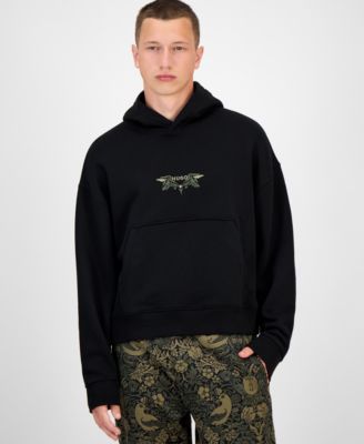 Hugo Boss - Men's Dimstone Relaxed Fit Long Sleeve Embroidered Logo Hoodie