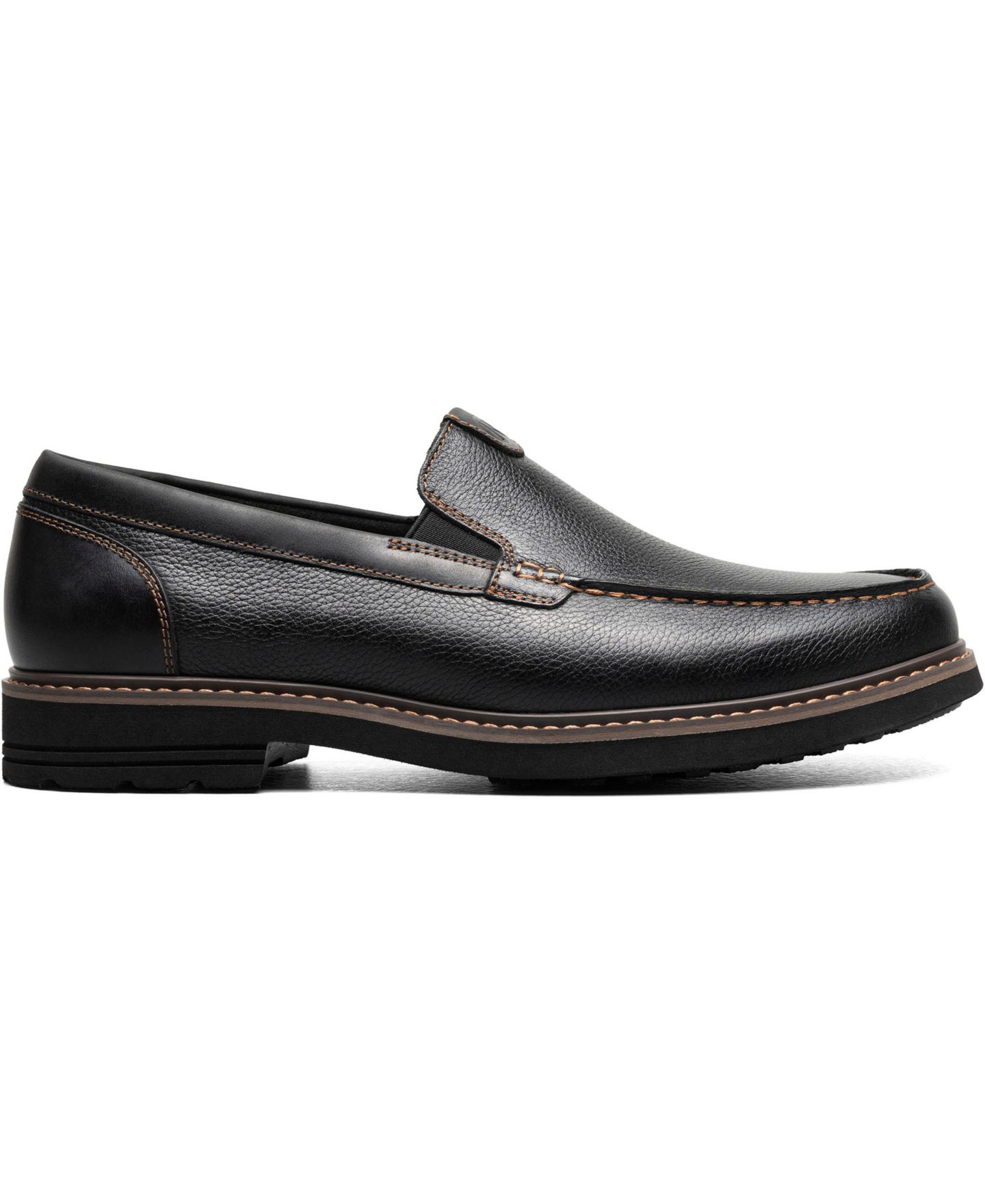 Мужские туфли Nunn Bush Owen II Moc Toe Venetian, цвет: Чёрный — фото 4