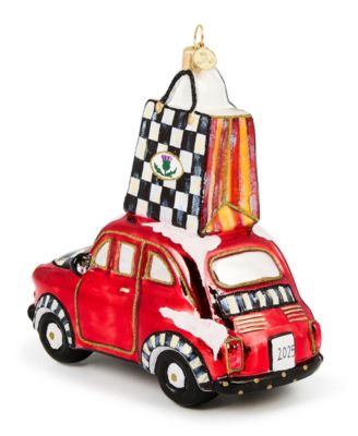 Christmas Shopping Car Ornament