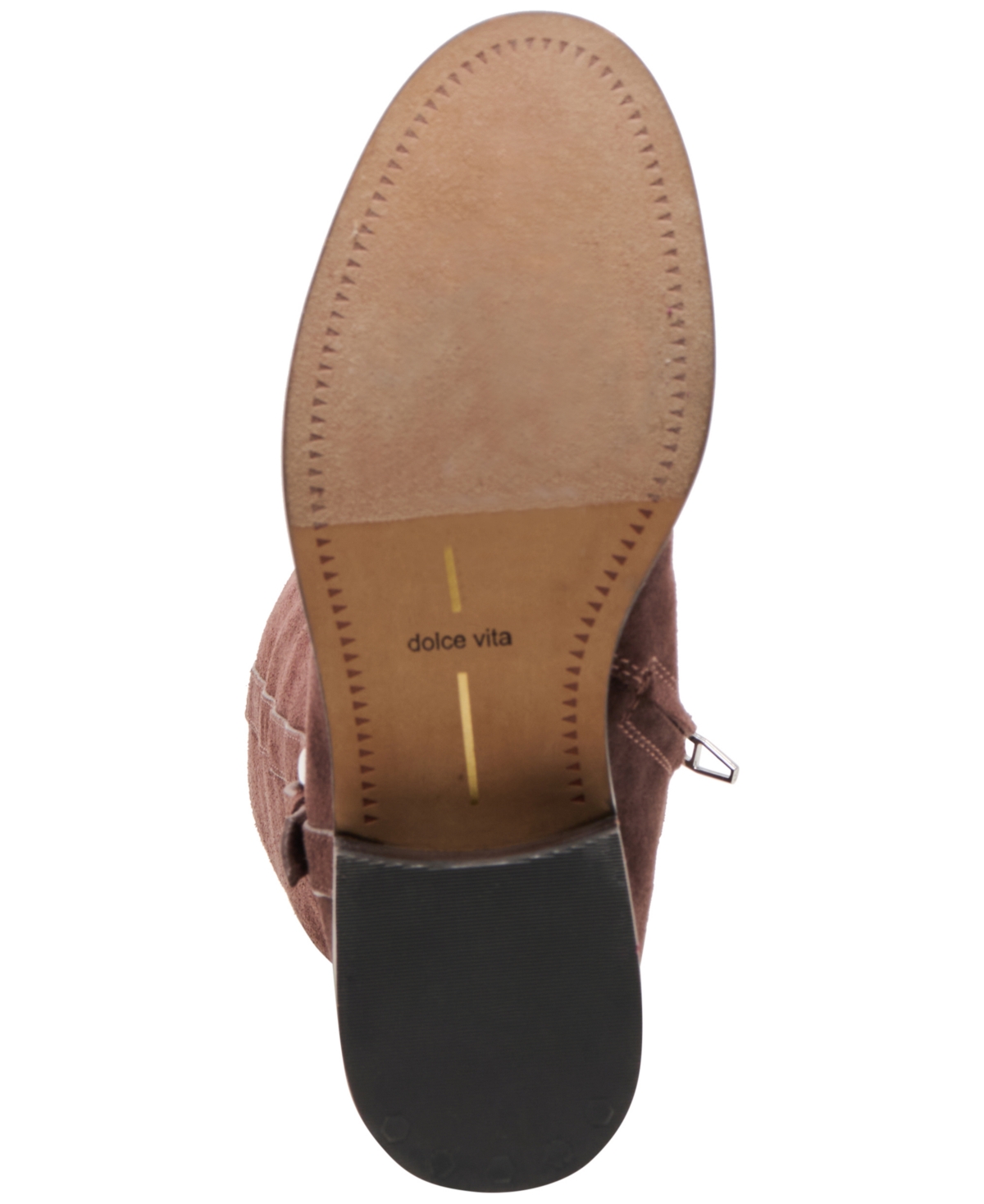 Dolce Vita Kilian H2o Wide Calf Boots Mahogany Suede In Brown