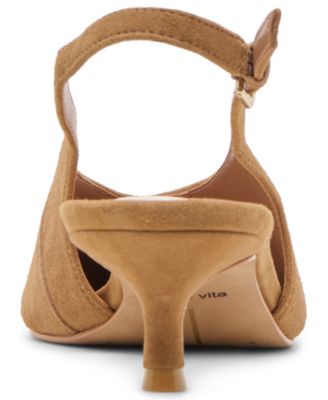 Women's Alenna Kitten-Heel Slingback Pumps