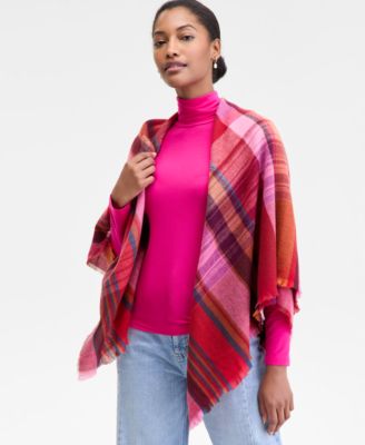 On 34th - Plaid Square Scarf