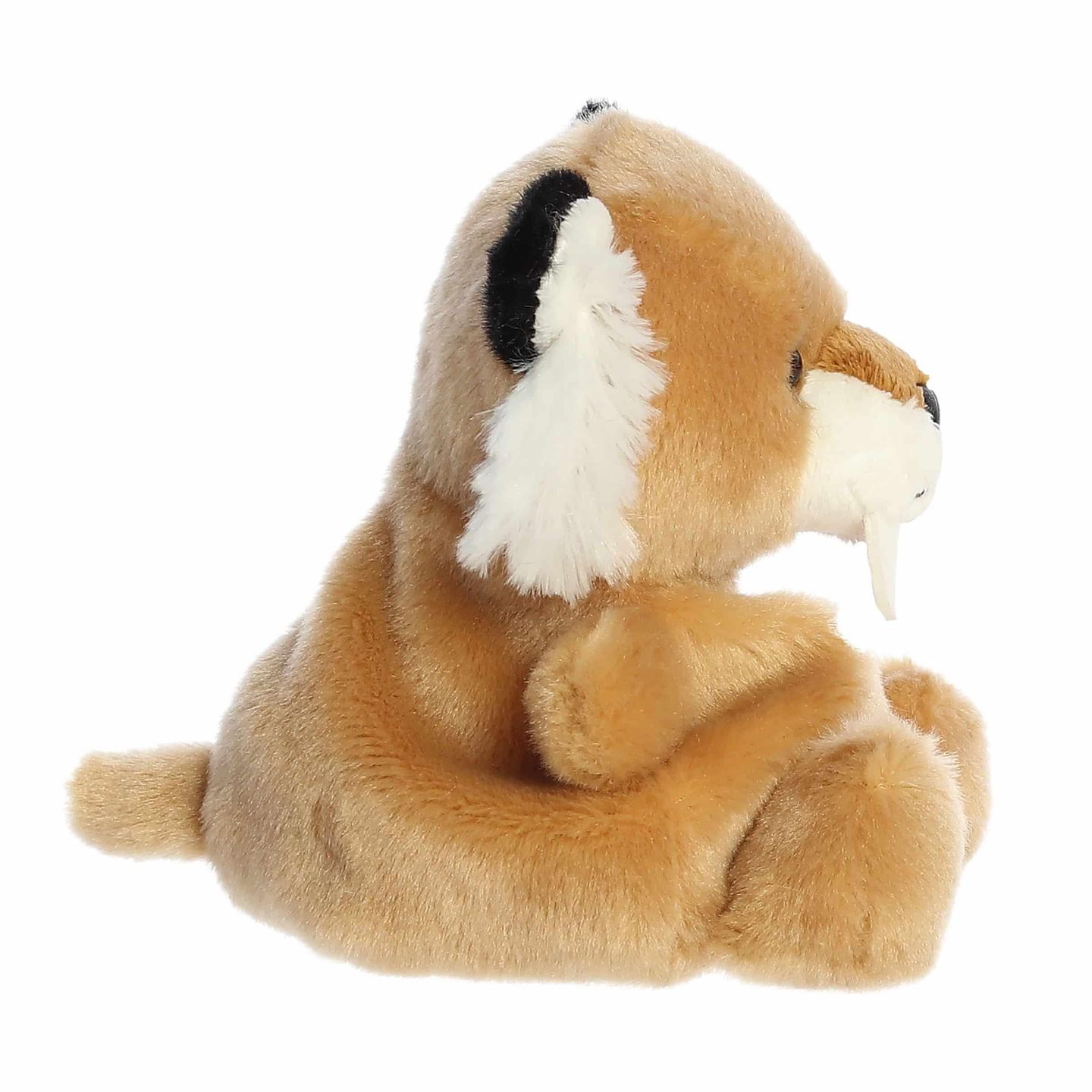 Детская мягкая игрушка Aurora Ash Sabre Tooth Tiger Mini Plush, цвет: Коричневый — фото 4