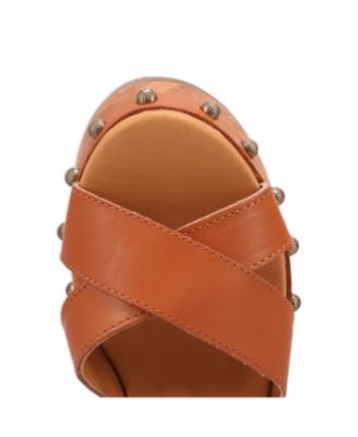 Women's Lotus Wooden Sandal